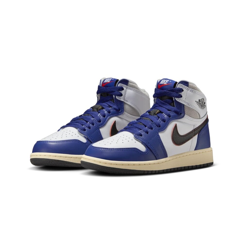 Nike Air Jordan 1 High OG 皇家深藍 GS AJ1 皮革 舒適 經典 運動鞋 休閒鞋 大童鞋 FD1437-100