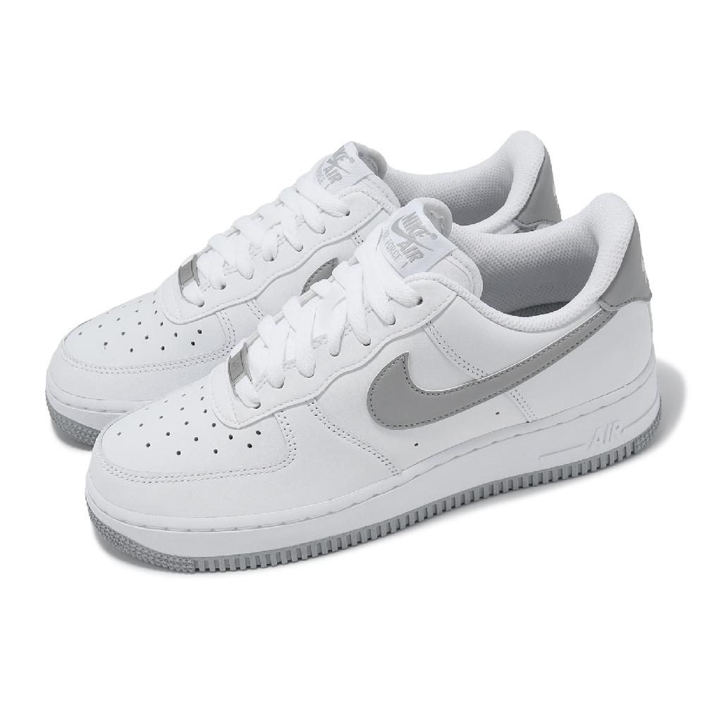 休閒鞋 Air Force 1 07 男鞋 白 灰 灰勾 百搭 小白鞋 AF1 FJ4146-100
