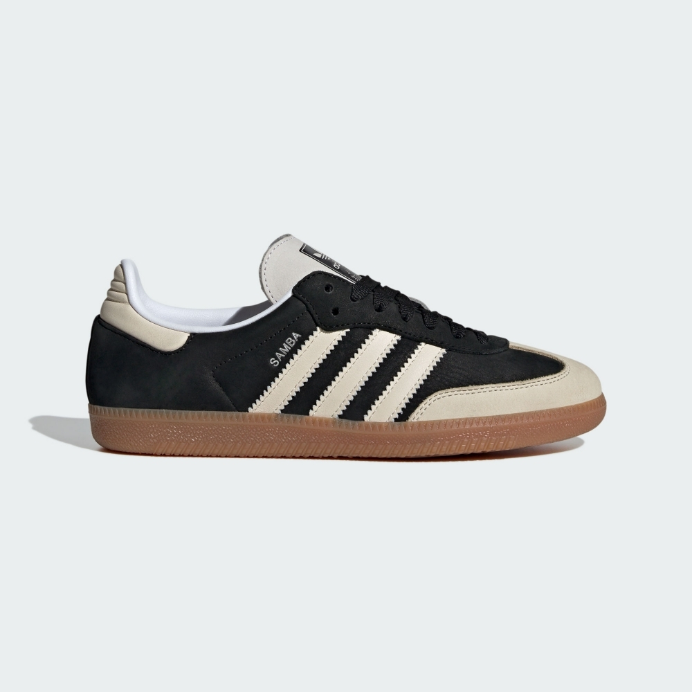 【ADIDAS】SAMBA OG W 休閒鞋 女鞋 德訓鞋 黑色-IE5836