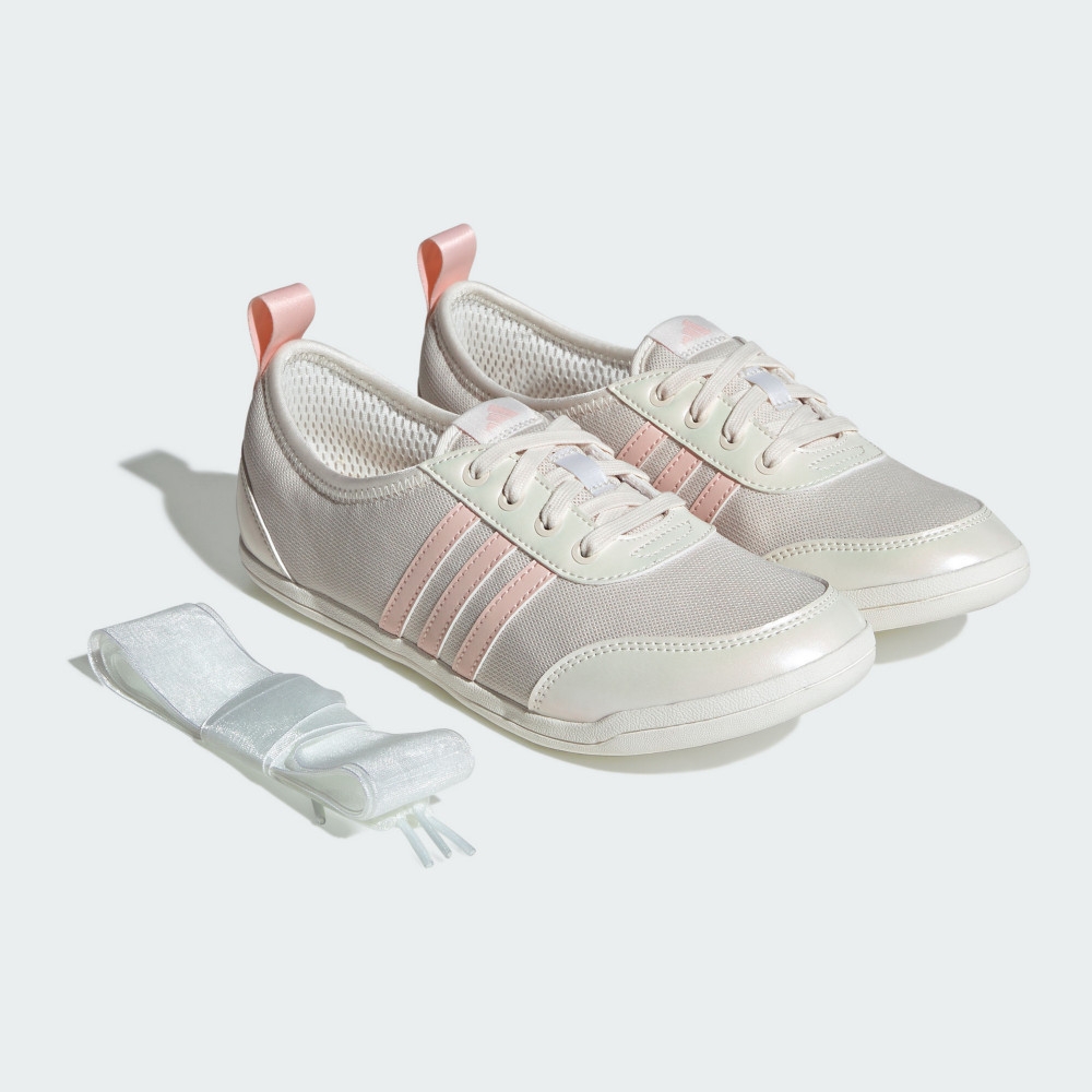 【ADIDAS】DIONA BALLET 休閒鞋 女鞋 芭蕾風 粉 米白-JR7317