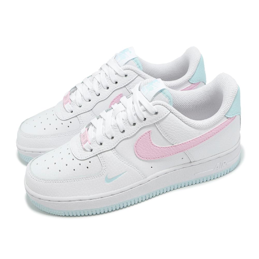 休閒鞋 Wmns Air Force 1 07 女鞋 白 粉紅 藍 AF1 荔枝皮 IH0640-161