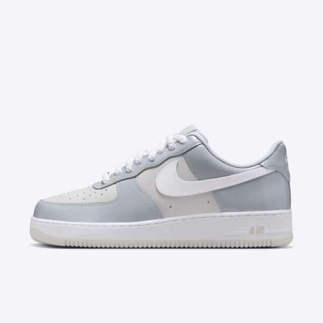 Nike Air Force 1 '07 Lv8 HV9405-001 男 運動休閒鞋 經典 AF1 漆皮 灰白
