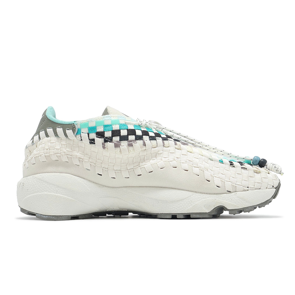 NIKE 耐吉 休閒鞋 女鞋 男鞋 編織鞋Air Footscape Woven NAI-KE 白 綠 灰(HM5656-110)