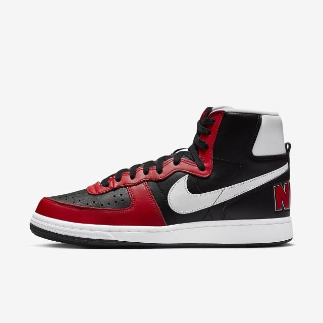 NIKE 耐吉 休閒鞋 男鞋 Terminator High 復古 黑紅 高筒 波特蘭拓荒者隊(FN4442-001)