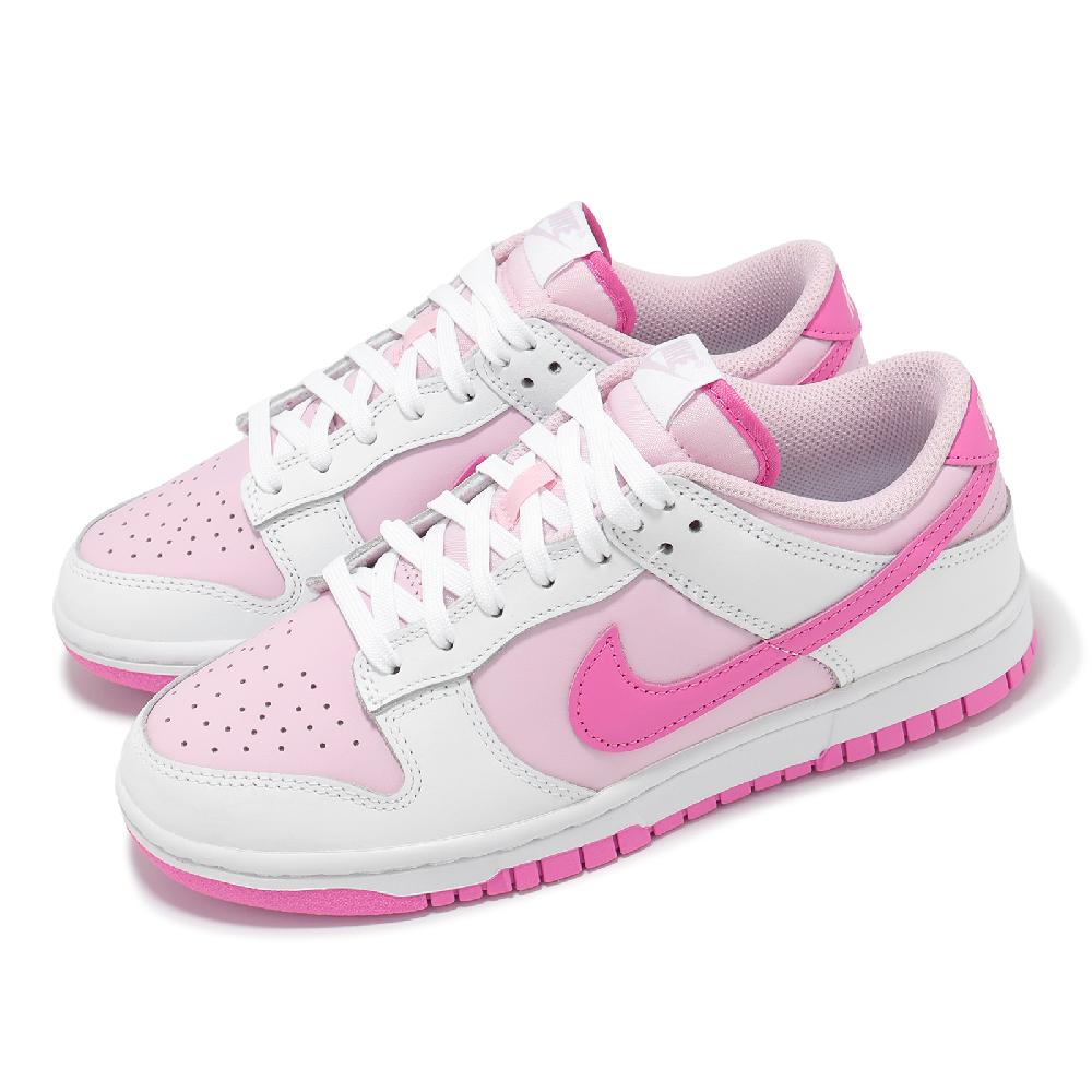 休閒鞋 Wmns Dunk Low 女鞋 白 粉 低筒 經典 HQ1181-661