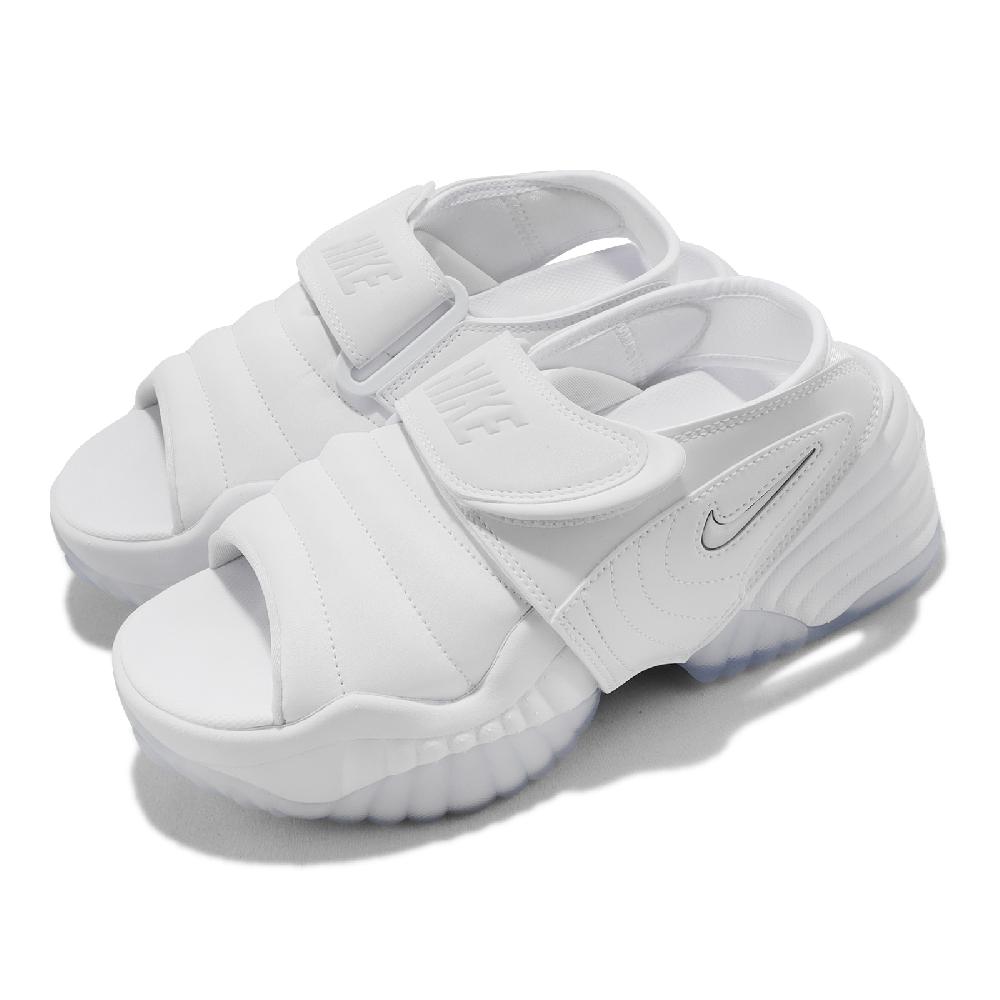 涼鞋 Wmns Air Adjust Force Sandal 白 銀 女鞋 可拆卸 涼拖鞋 厚底 DV2136-100