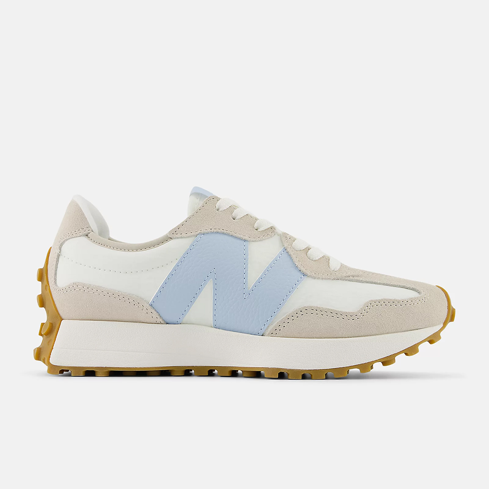 New Balance 327系列 休閒鞋 女 米白色 藍 WS327FTA-B