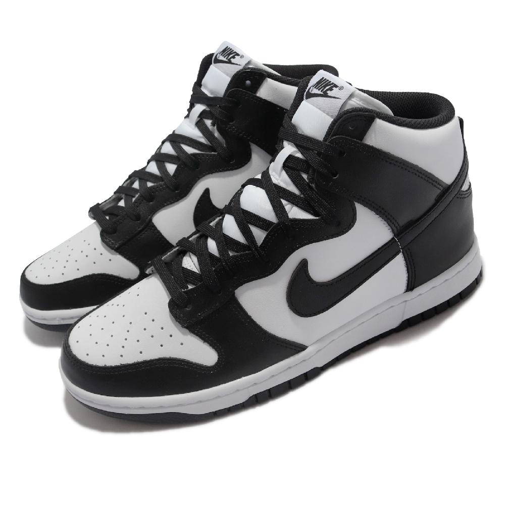 休閒鞋 Dunk HI Retro 男鞋 黑 白 經典款 高筒 熊貓配色 情侶穿搭 皮革 DD1399-105
