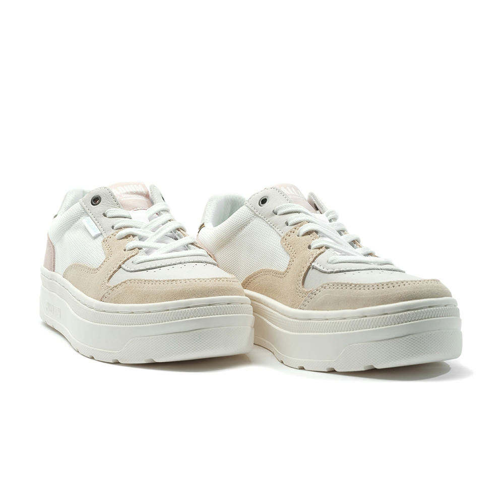 【Palladium】PALLASPHALT LO~STAR WHITE/SAND 女 休閒鞋-98874155
