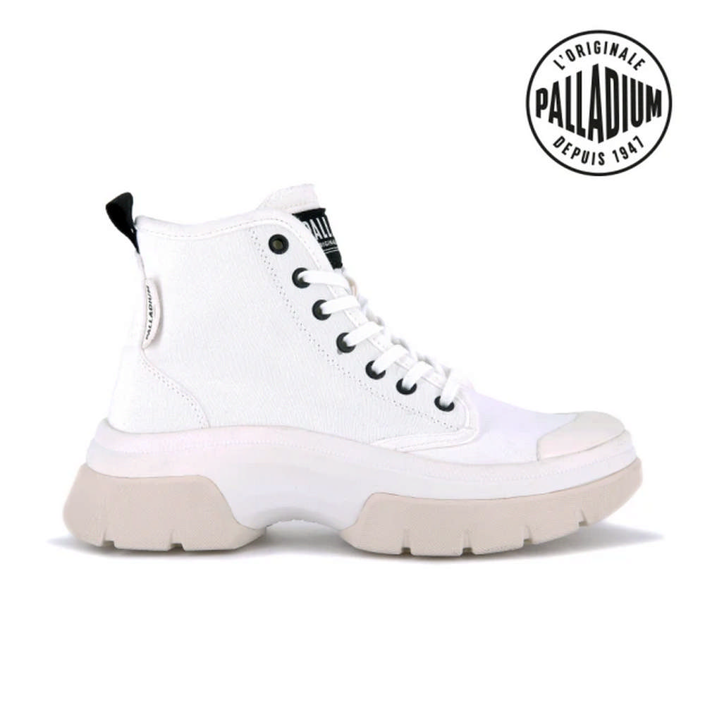 【Palladium】PALLAWAVE~STAR WHITE女 休閒鞋-98348116