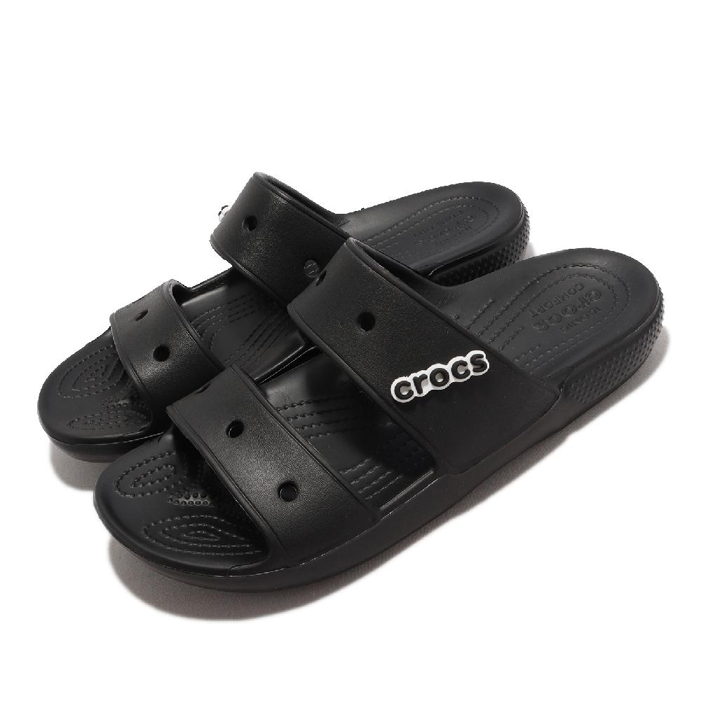 Crocs 涼拖鞋 Classic Sandal 男鞋 黑 全黑 經典 雙帶 卡駱馳 輕量 休閒 206761001