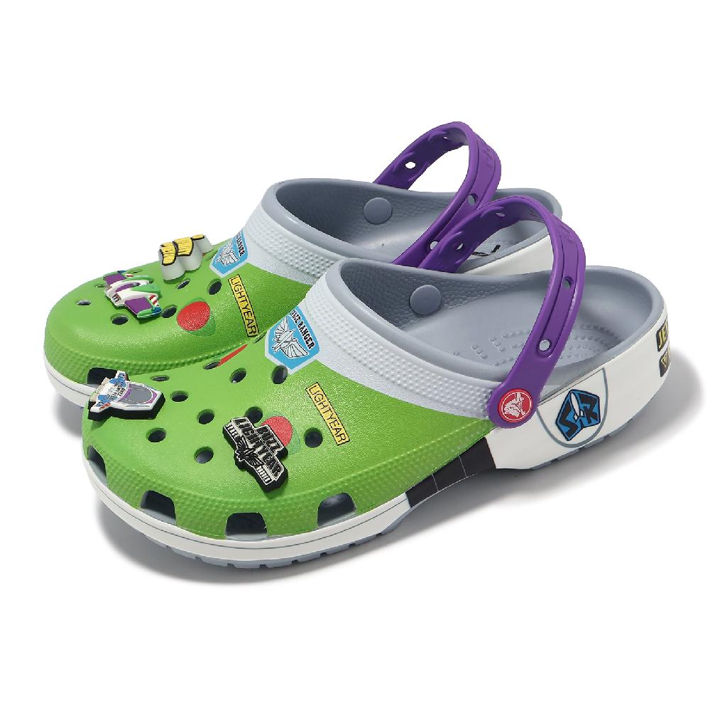 Crocs 卡駱馳 洞洞鞋 Toy Story Buzz Classic Clog 男女鞋 灰藍 巴斯光年克駱格 2095450ID