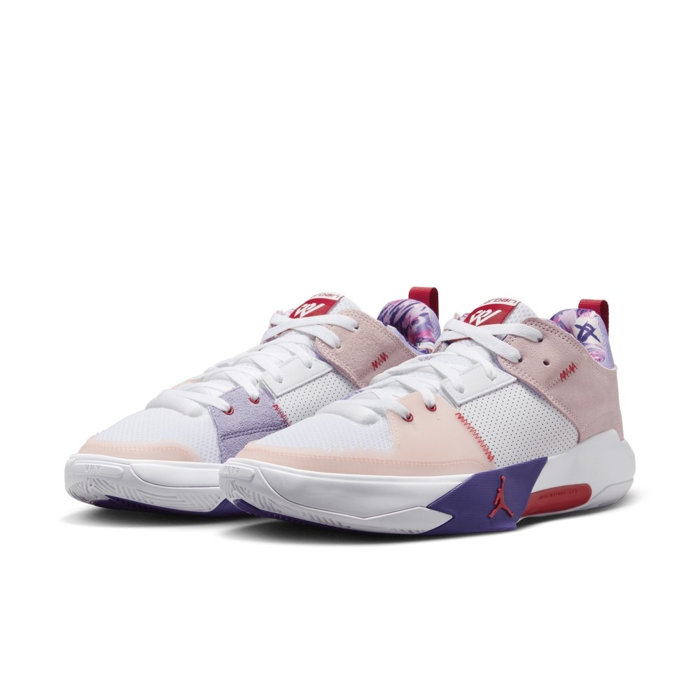 Nike Jordan One Take 5 PF 籃球鞋 白粉紫 氣墊 耐磨 運動鞋 男鞋 FQ3101-100