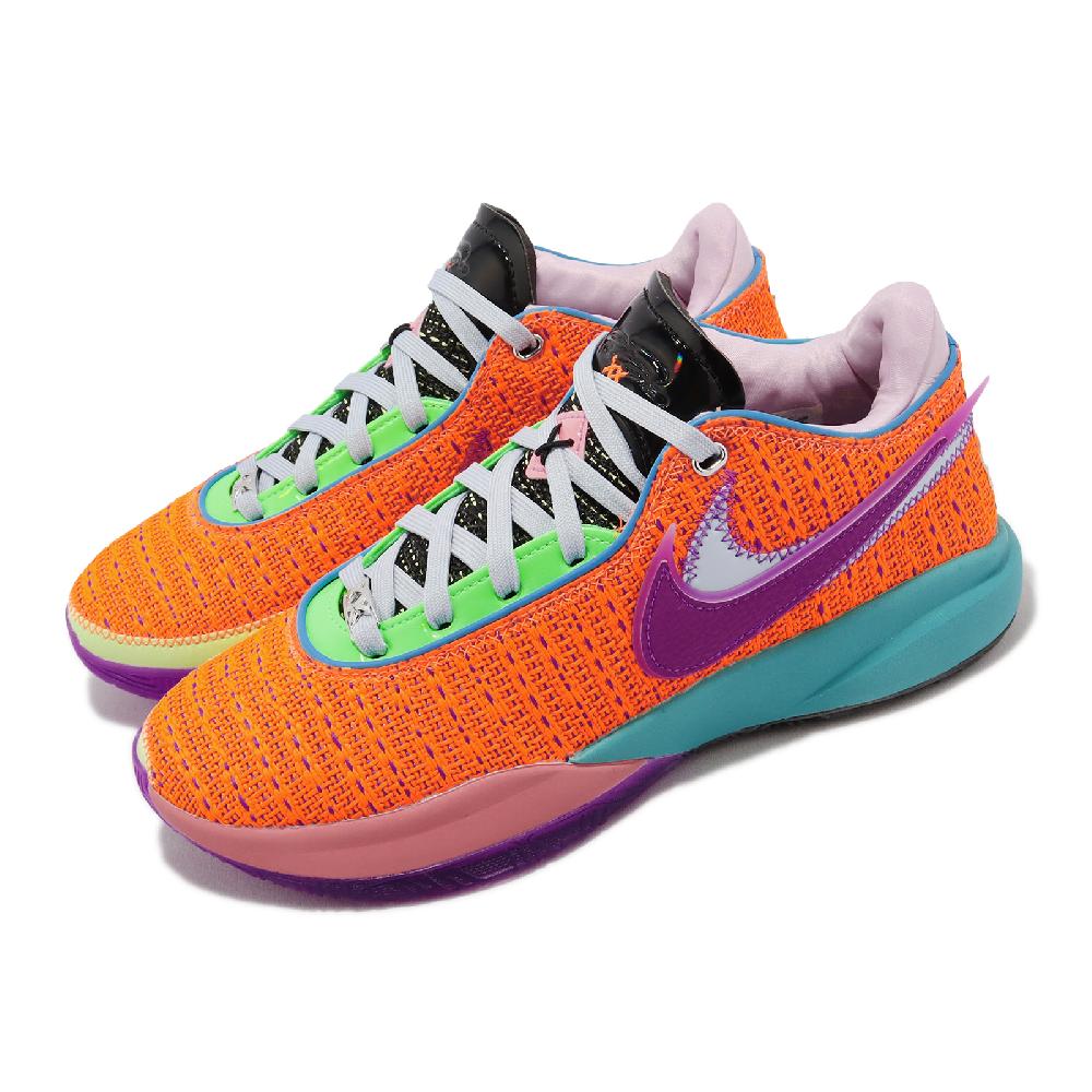 籃球鞋 LeBron XX EP Chosen 1 男鞋 橘 紫 藍 20 LBJ 低筒 DJ5422-800