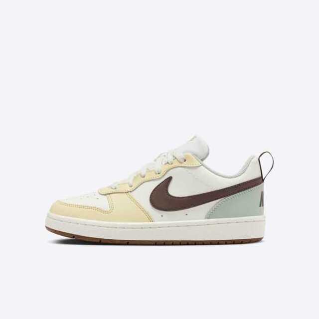 Nike Court Borough Low Recraft GS HV1804-121 大童 運動休閒鞋 白黃棕