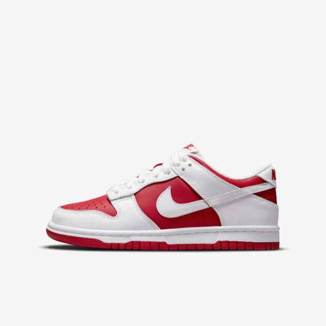 Nike Dunk Low Gs CW1590-600 大童鞋 女鞋 反轉白紅 休閒 紅