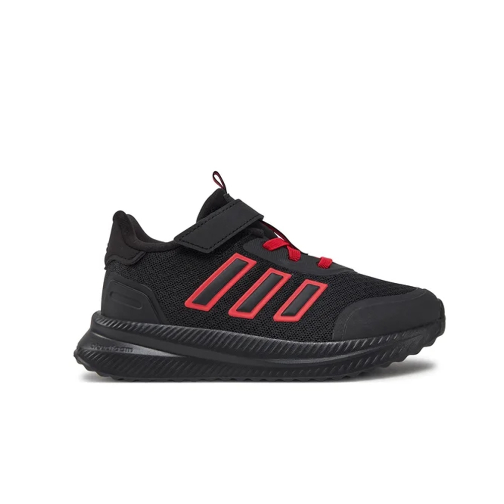 【ADIDAS】X PLRPATH EL C 跑步鞋 中大童 童鞋 黑紅色 魔鬼氈-IH1069