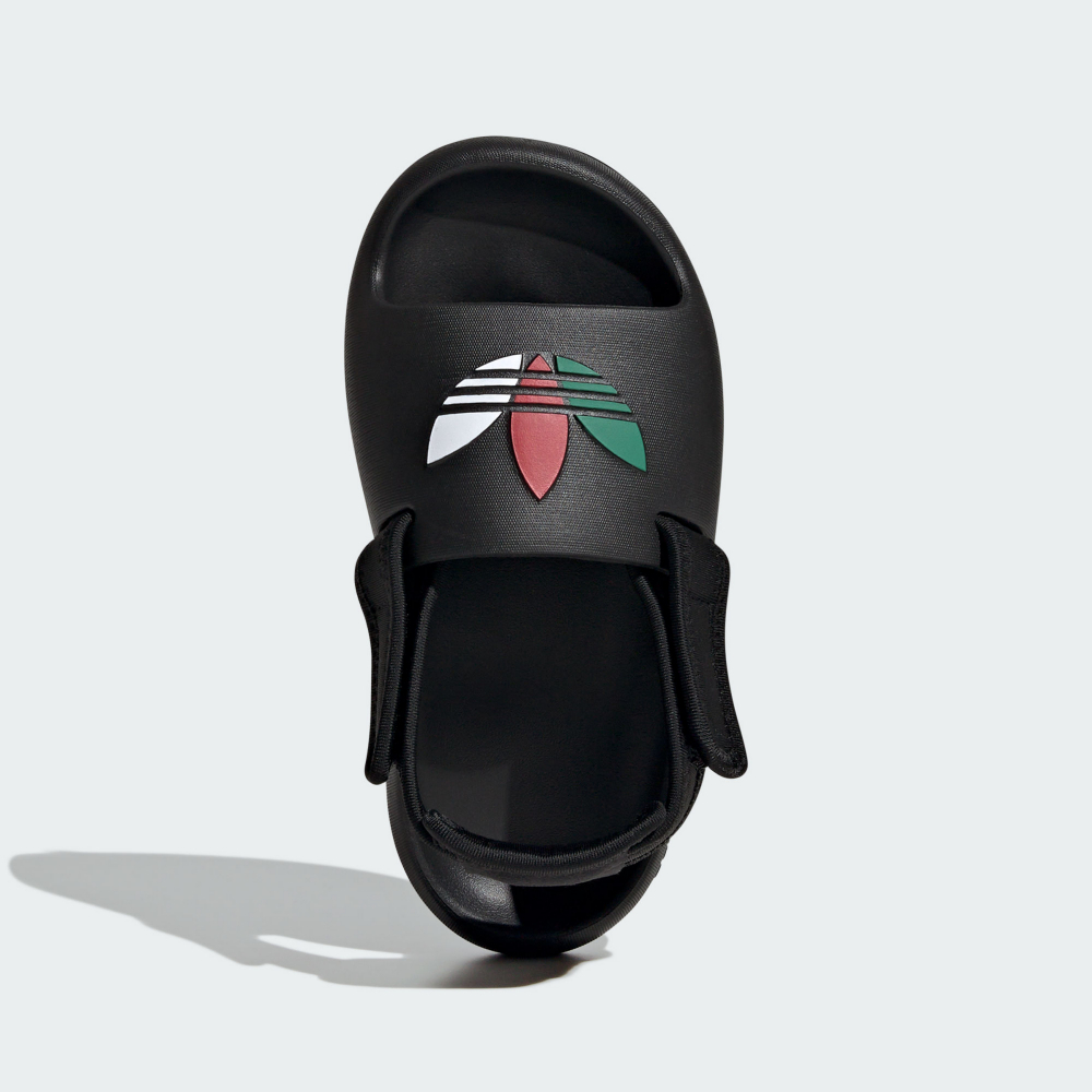 【ADIDAS】ADIFOM ADILETTE C Slipper 中大童鞋 運動拖鞋 涼鞋 黑色-JP5526
