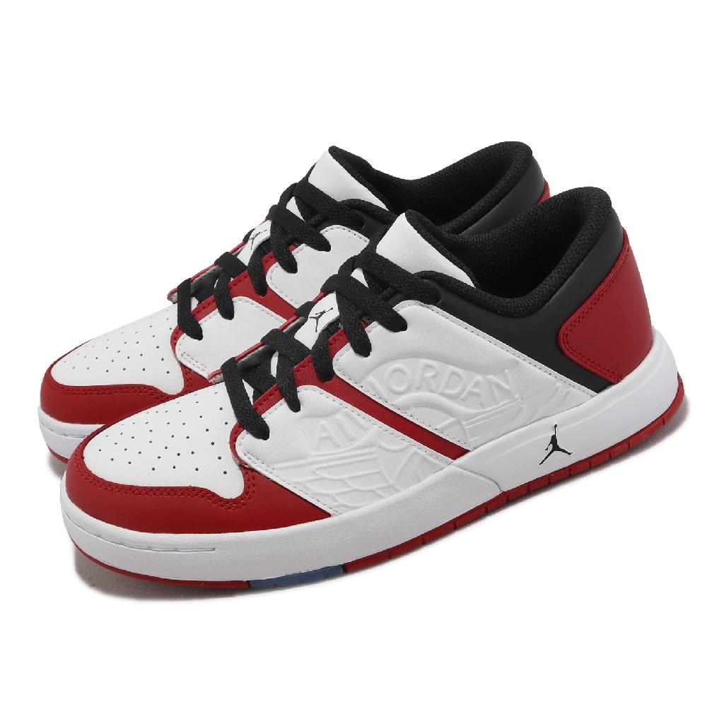 休閒鞋 Jordan NU Retro 1 Low GS 女鞋 大童鞋 芝加哥 白 紅 1代 FB4412-611