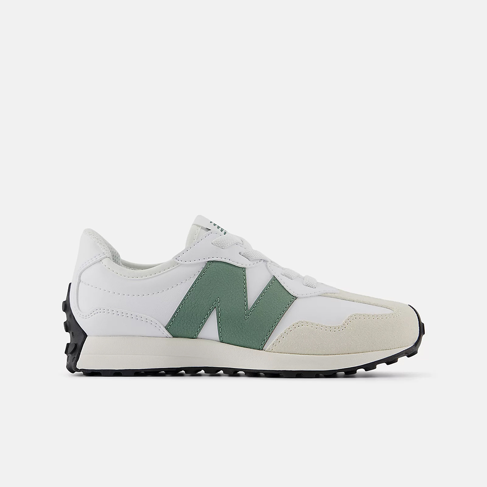 New Balance 327系列 休閒鞋 中大童 白綠色 PH327SJ-W