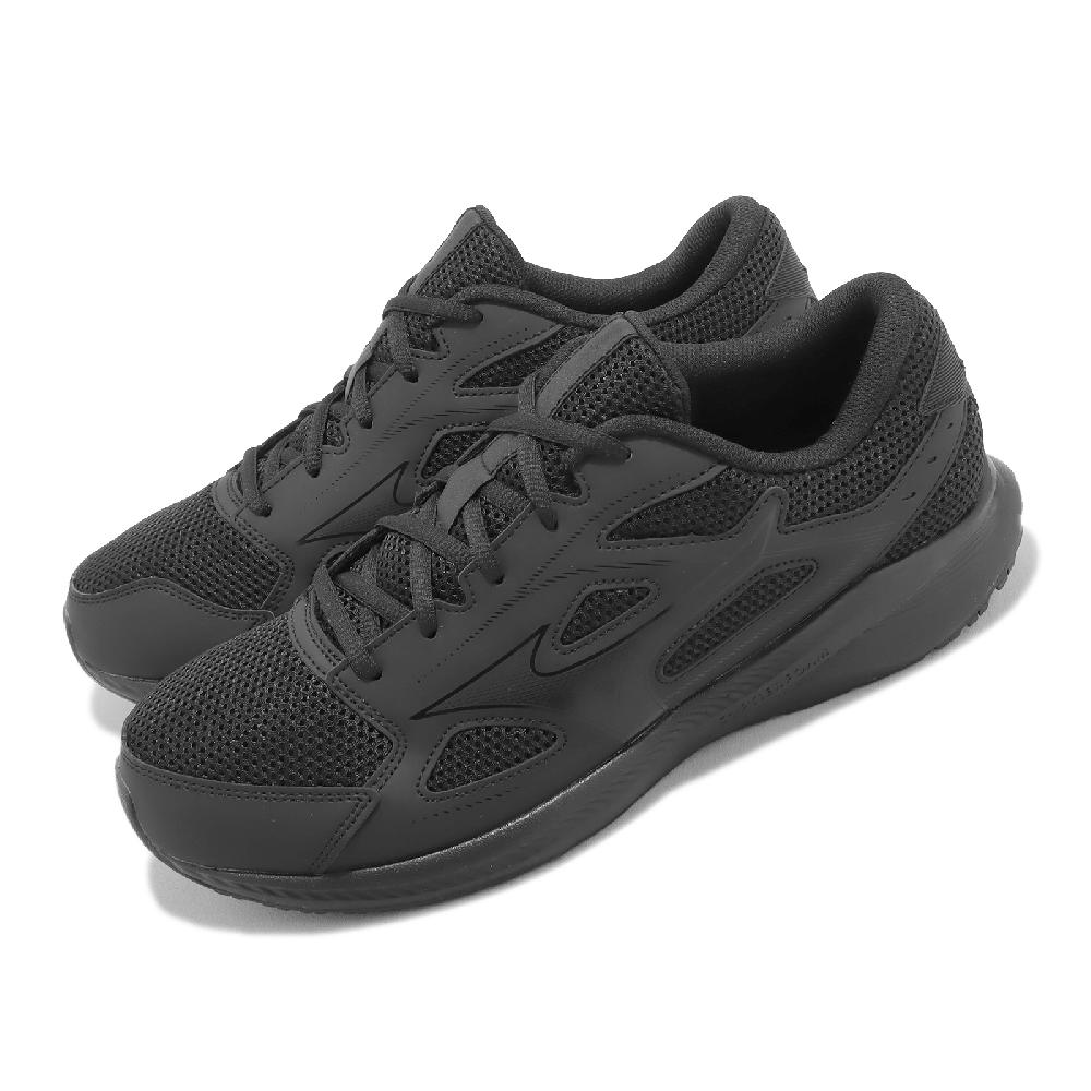 Mizuno 美津濃 慢跑鞋 Maximizer 26 寬楦 男鞋 女鞋 黑 全黑 反光 基本款 運動鞋 K1GA2402-09