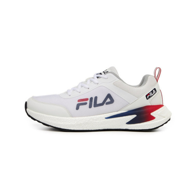 Fila Cruise [1-J309X-123 男 慢跑鞋 運動 休閒 基本款 舒適 透氣 穿搭 白 深藍