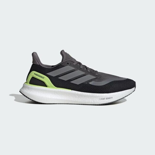 Adidas Pureboost 5 JH6445 男 慢跑鞋 運動鞋 路跑 反光 透氣 緩震 耐磨 灰黑綠