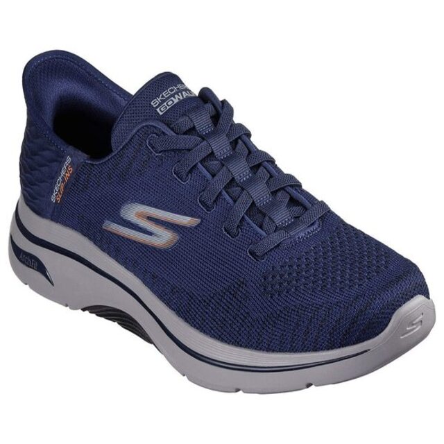 Skechers Go Walk Arch Fit 2.0 [216601NVOR 男 健走鞋 運動休閒 瞬穿 深藍