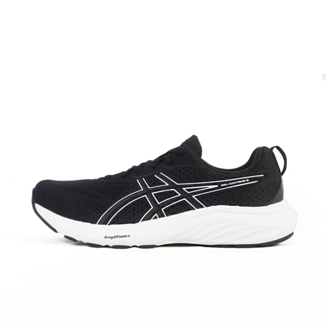 Asics Gel-contend 9 4E [1011B882-002 男 慢跑鞋 超寬楦 彈力 支撐 緩震 黑 白