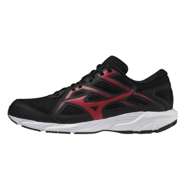 Mizuno Maximizer 25 [K1GA230003 男女 跑鞋 運動 休閒 寬楦 輕量 緩震 耐磨 黑紅