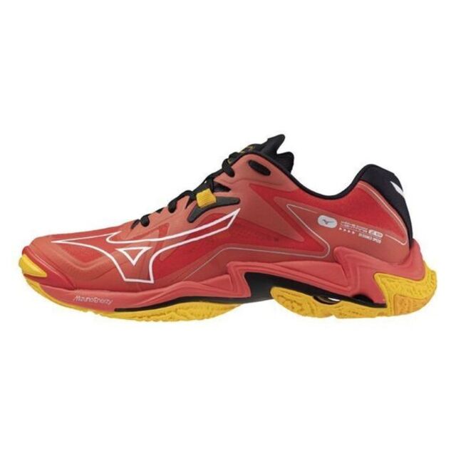 Mizuno Wave Lightning Z8 [V1GA240002 男 排球鞋 訓練 包覆 止滑 緩震 紅黑黃