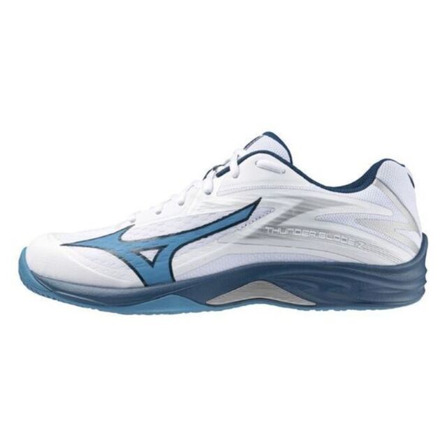 Mizuno Thunder Blade Z [V1GA237021 男女 排球鞋 運動 訓練 止滑 緩震 白 藍