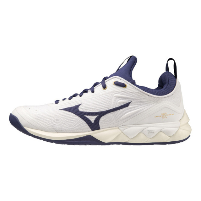 Mizuno Wave Luminous 2 [V1GA212043 男 排球鞋 運動 比賽 襪套式 止滑 白 深藍