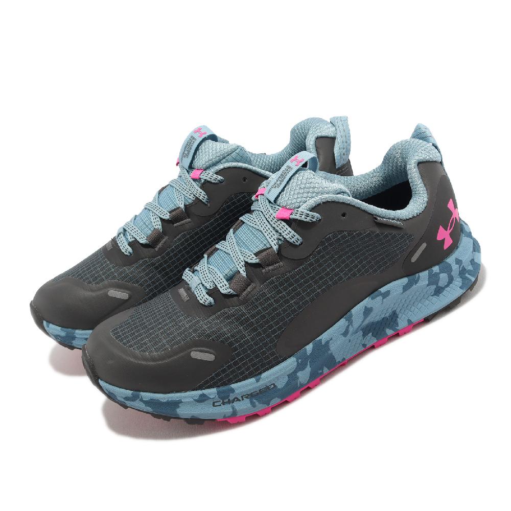 Under Armour 慢跑鞋 Charged Bandit TR 2 女鞋 黑灰 藍 路跑 運動鞋 UA 3024763101