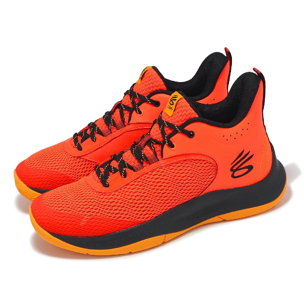 Under Armour 安德瑪 籃球鞋 3Z6 男鞋 紅 黑 黃 抗撕裂 緩震 Curry子系列 UA 3025090600