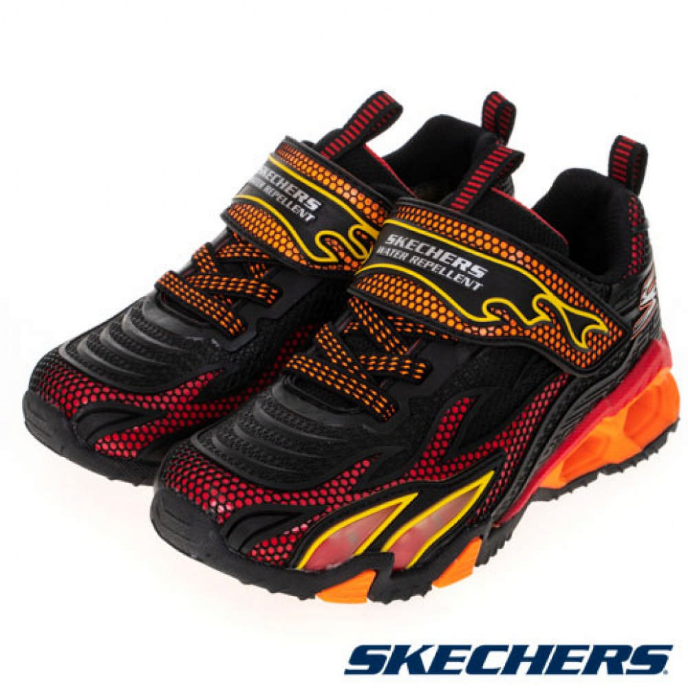 【SKECHERS】中大童 HYDRO LIGHTS 跑步鞋-400116LBKRD