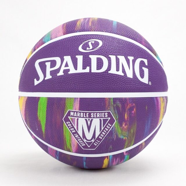 Spalding Marble [SPA84403 7號 籃球 大理石 橡膠 運動 訓練 室內外 斯伯丁 紫彩