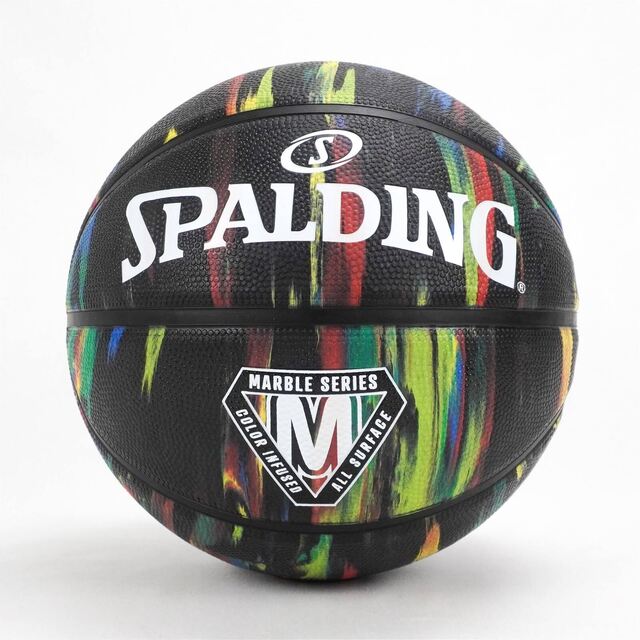 Spalding Marble [SPA84398 7號 籃球 大理石 橡膠 運動 訓練 室內外 斯伯丁 黑彩