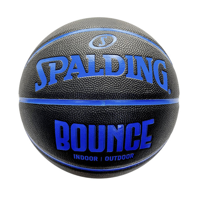 Spalding Bounce [SPB91004 籃球 7號 PU 控球佳 耐磨 抓感好 室內 室外 黑藍