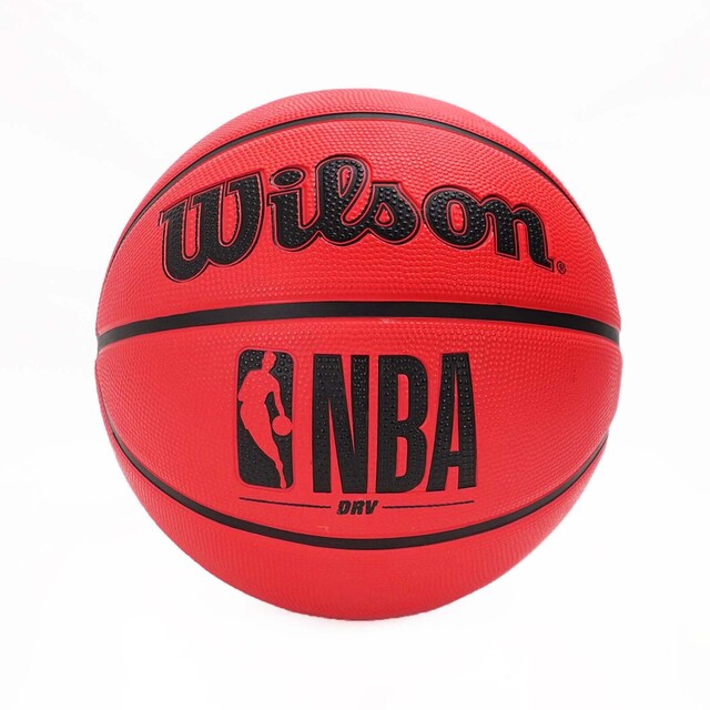 Wilson NBA DRV [WTB9303XB07 籃球 7號 室外 橡膠 深溝 控球佳 耐磨 紅