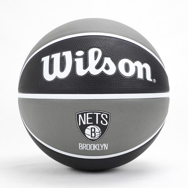 Wilson [WTB1300XBBRO 七號 籃球 維爾遜 NBA 隊徽系列 NETS籃網 橡膠 運動 比賽 黑灰