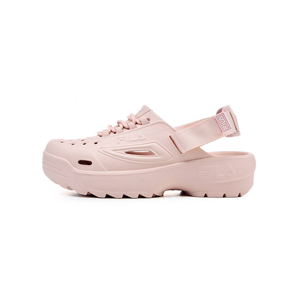 【FILA】Subversion 包頭涼鞋 女鞋 洞洞鞋 粉色-4S348Y555