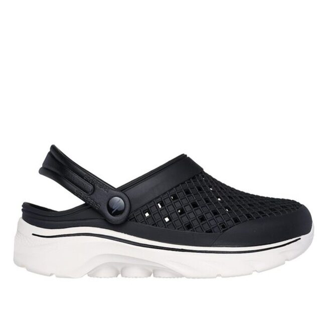 Skechers Go Walk 7 Foamies [243283BKW 男 運動休閒涼鞋 防水 洞洞鞋 黑 白