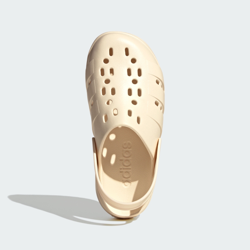 ADIDAS ADILETTE CLOG PLATFORM 女鞋 拖鞋 米黃色 JP7159