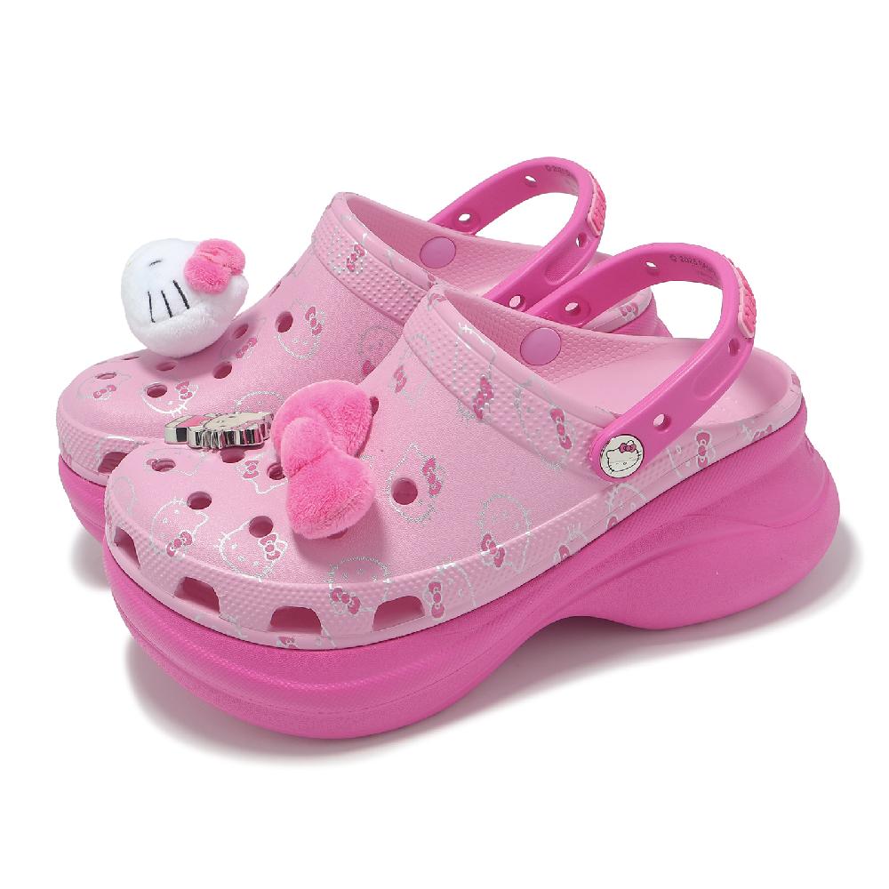厚底洞洞鞋 Hello Kitty Bae Clog 女鞋 復古 Bae克駱格 卡駱馳 粉紅 21119990H