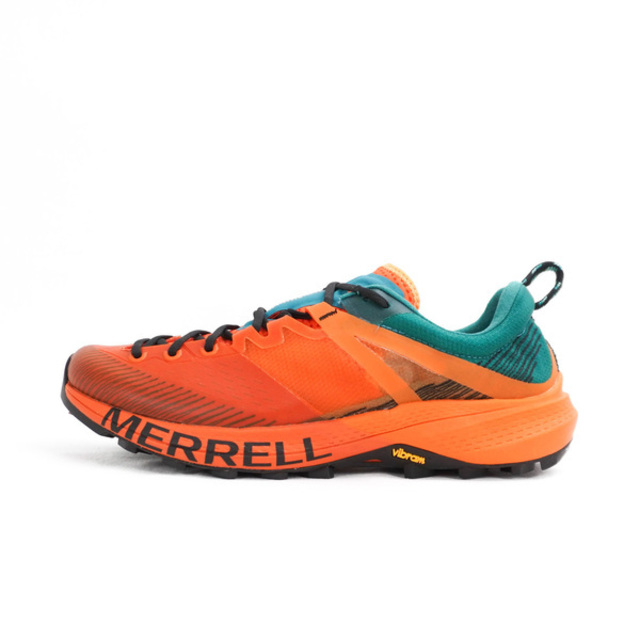 Merrell MTL MQM [ML067155 男 越野鞋 跑鞋 戶外 登山 黃金大底 緩震 輕量 焰橘 湖綠