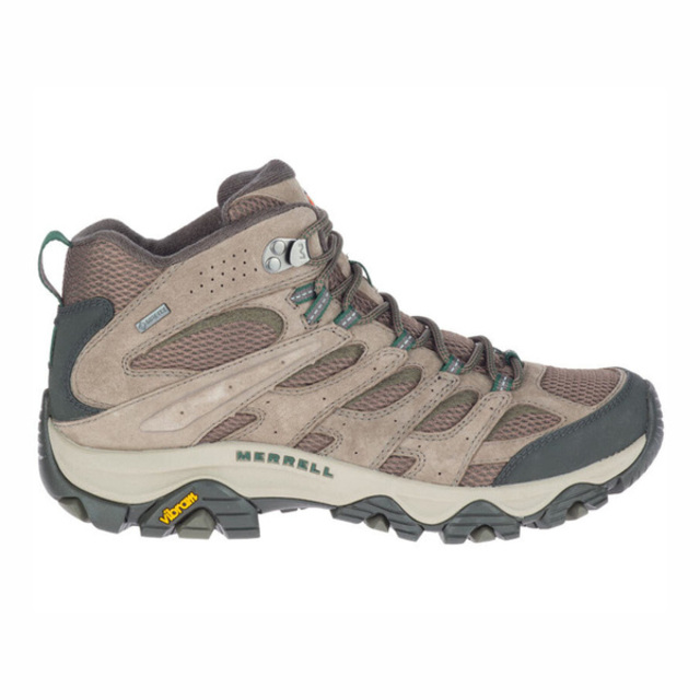 Merrell Moab 3 Mid GTX [ML035787 男 越野鞋 戶外 登山 防水 支撐 中高筒 卡其