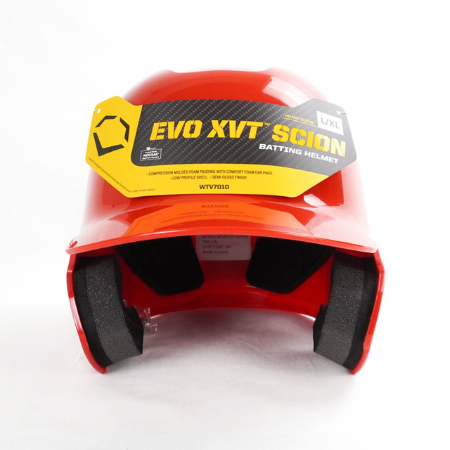 EVO XVT Scion [WTV7010SC 打擊頭盔 硬式棒球 安全 防護 舒適 包覆 亮面 紅