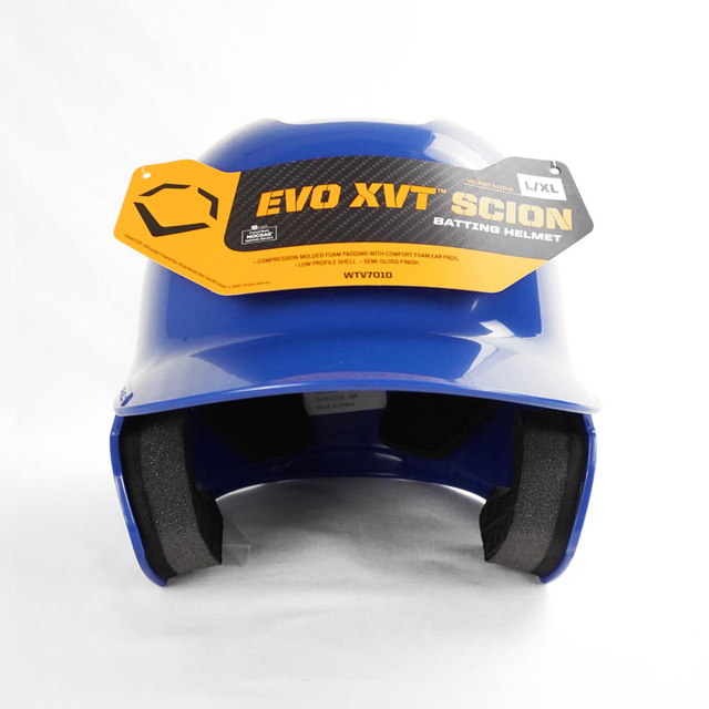 EVO XVT Scion [WTV7010RO 打擊頭盔 硬式棒球 安全 防護 舒適 包覆 亮面 寶藍
