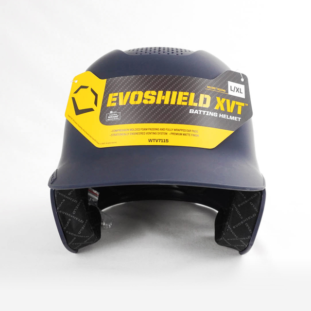 EVO XVT [WTV7115NA 打擊頭盔 硬式棒球 安全 防護 舒適 包覆 通風 不悶熱 霧面 深藍